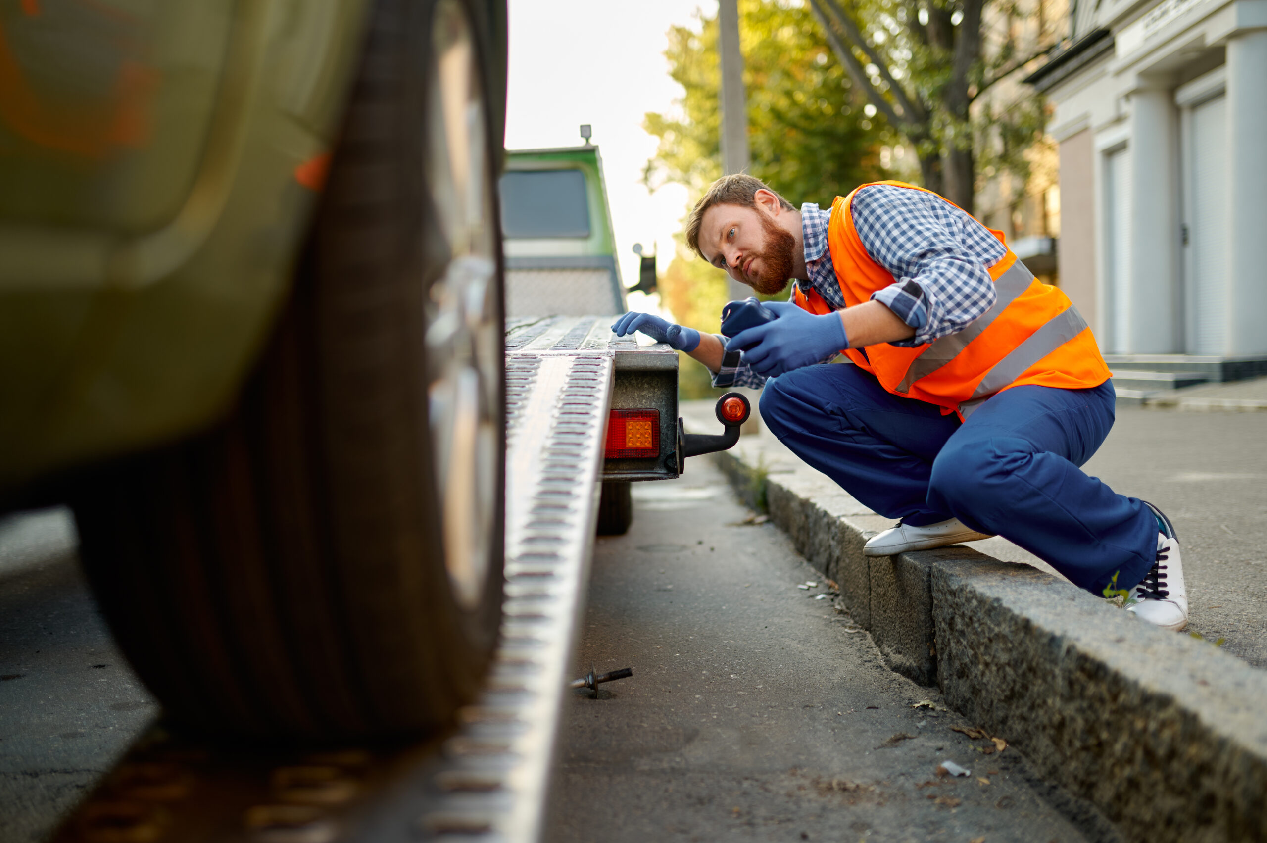 vehicle transporter inspection before transport